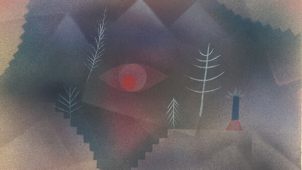 "Blick einer Landschaft" ist ein Werk aus 1926 des avantgardistischen Malers Paul Klee.