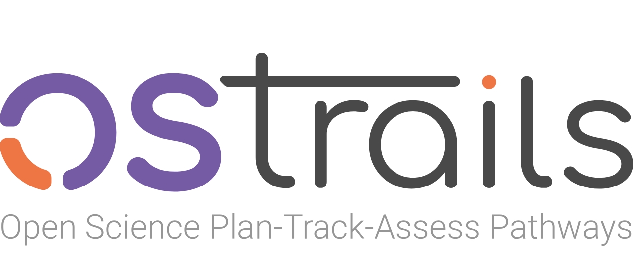 the project logo. The O and S are in purple, with the bottom left quarter of the O in orange. The t's bar spreads over the word.
