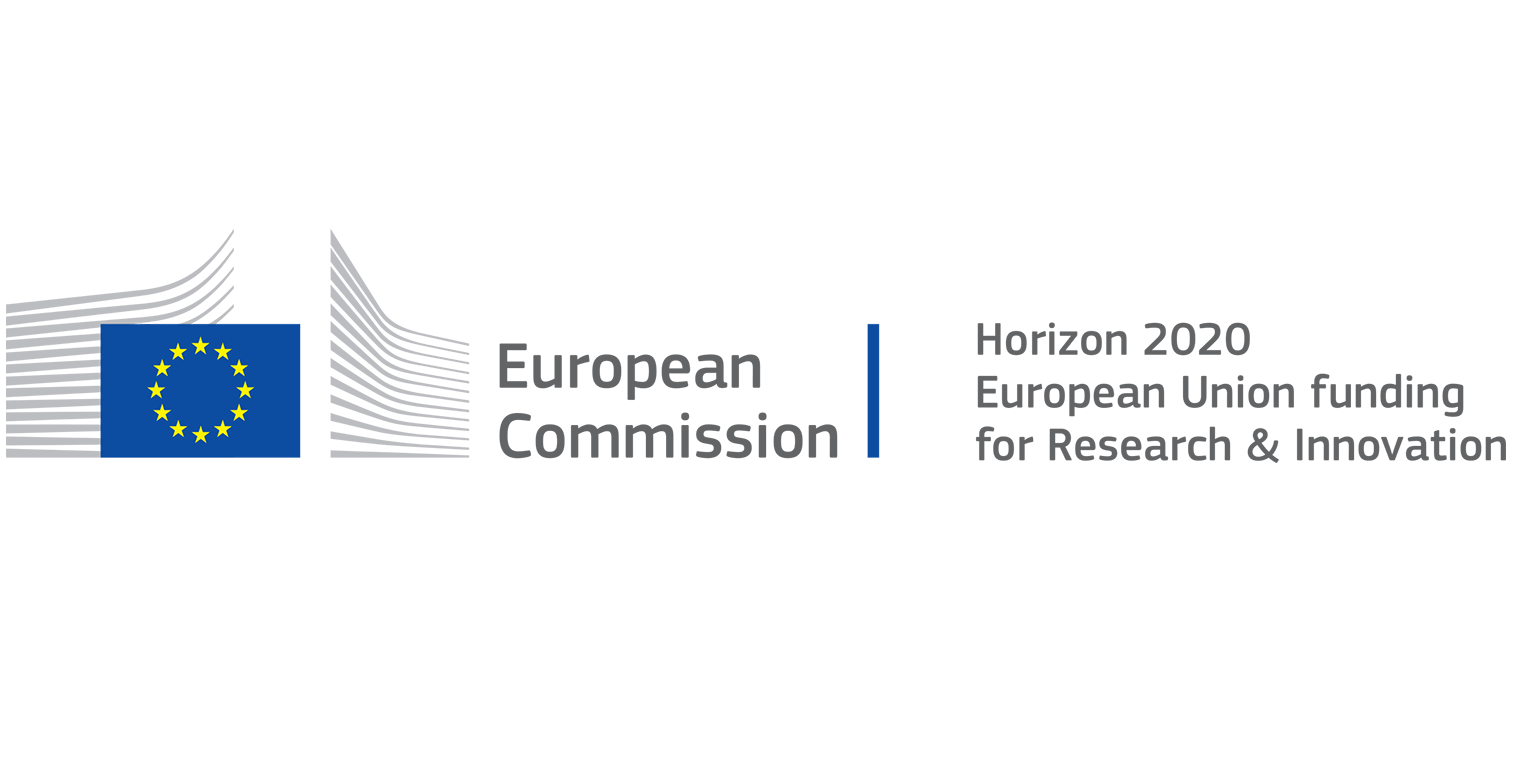 logo of the European Commission and the Horizon 2020 programme