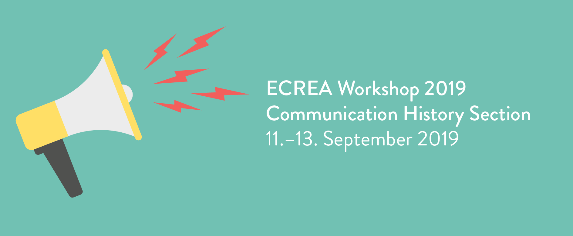 ECREA Workshop 2019 Banner