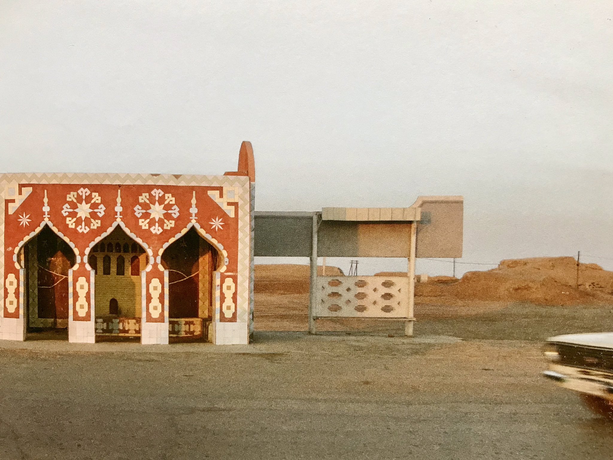 Bus Stop, Merv, Turkmenistan, © Christopher Herwig