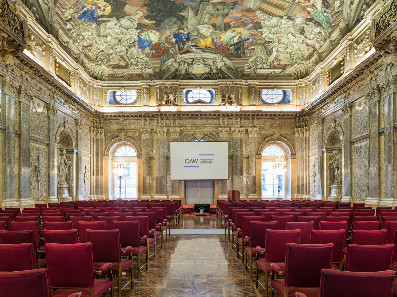 Festsaal im Hauptgebäude der Österreichischen Akademie der Wissenschaften