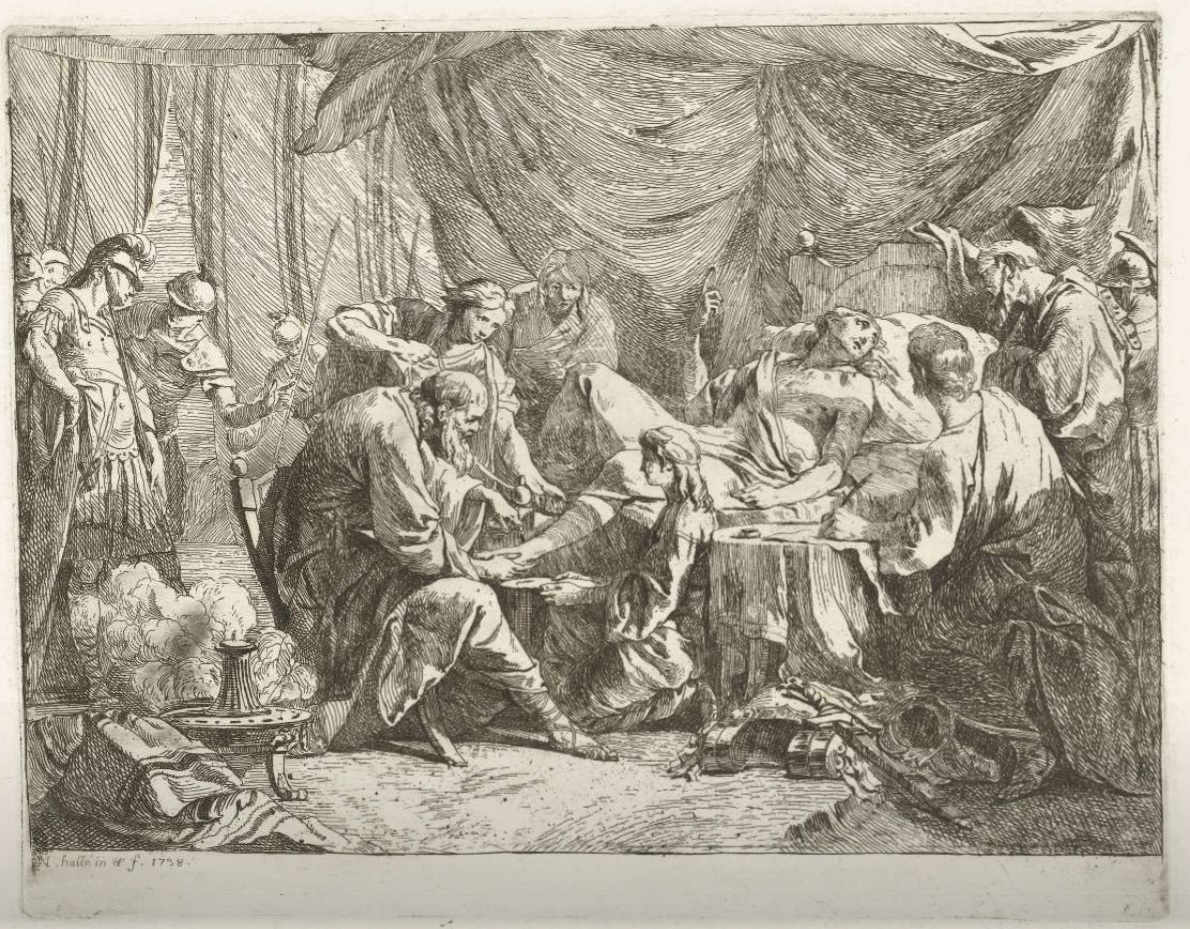 De dood van Antiochus, Noël Hallé, 1738, © Rijksmuseum Amsterdam