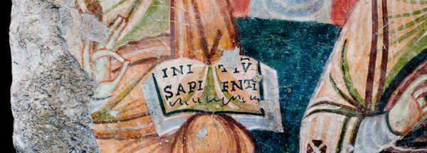 [Translate to English:] Fresco from the foot of the Oppian Hill, Rome, 8th/9th c. Vatican Museums, 31448 (ex 119) (c) © Genevra Kornbluth [http://www.kornbluthphoto.com/OppianHillFresco.html]