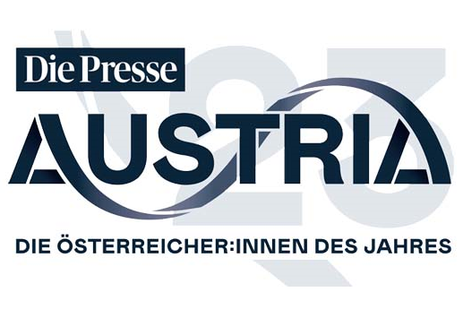 Logo der Zeitung „Die Presse“ zur Gala „AUSTRIA 23 – Die Österreicher:innen des Jahres“.