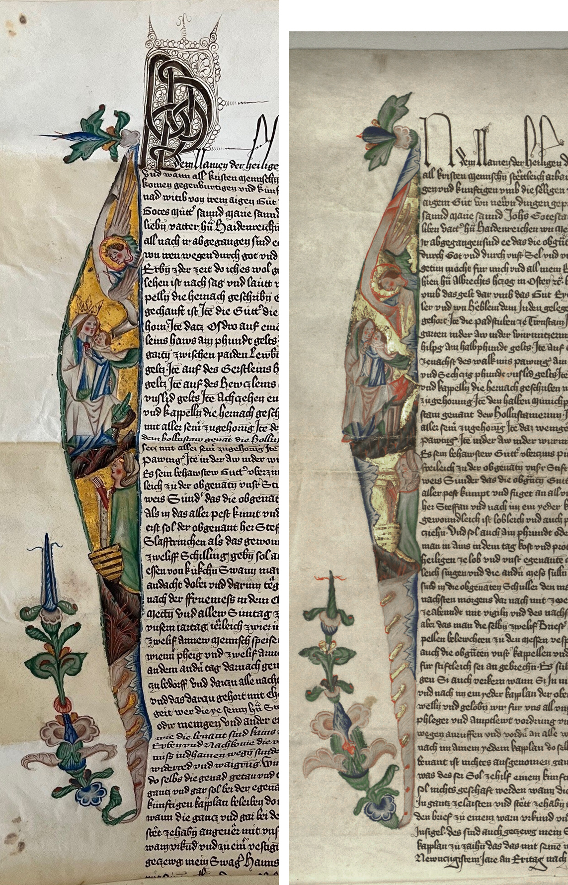 Handschrift mit Bildmalerei