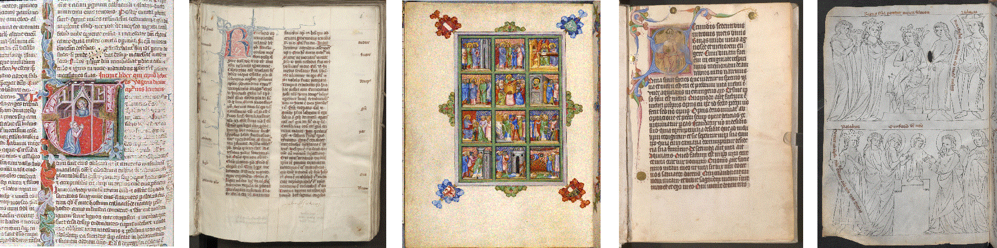Illuminated medieval manuscripts: Bohemia, Moravia, Silesia, Hungary, ca. 1350-1400 (© Austrian National Library Vienna)