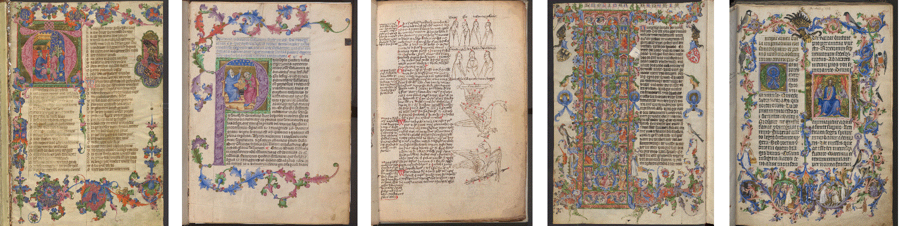 Illuminated medieval manuscripts of King Wenceslas IV (© Austrian National Library Vienna)
