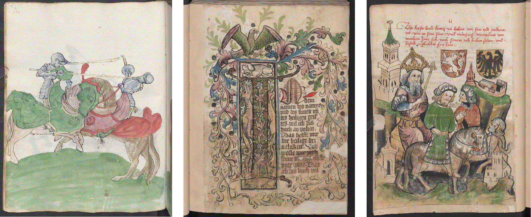Illuminated medieval manuscripts from Vienna (© Austrian National Library Vienna)