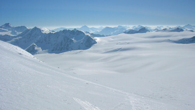Der Gepatschferner aufgenommen von der Weißseespitze. ©Wikimedia/ Public Domain/By Fdbef 