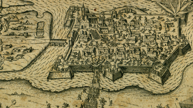 Darstellung der Eroberung der Festung Raab im langen Türkenkrieg durch die österreichischen Truppen unter Adolf von Schwarzenberg im Jahr 1598 ©Wikimedia Commons Darstellung der Eroberung der Festung Raab im langen Türkenkrieg durch die österreichischen Truppen unter Adolf von Schwarzenberg im Jahr 1598 ©Wikimedia Commons