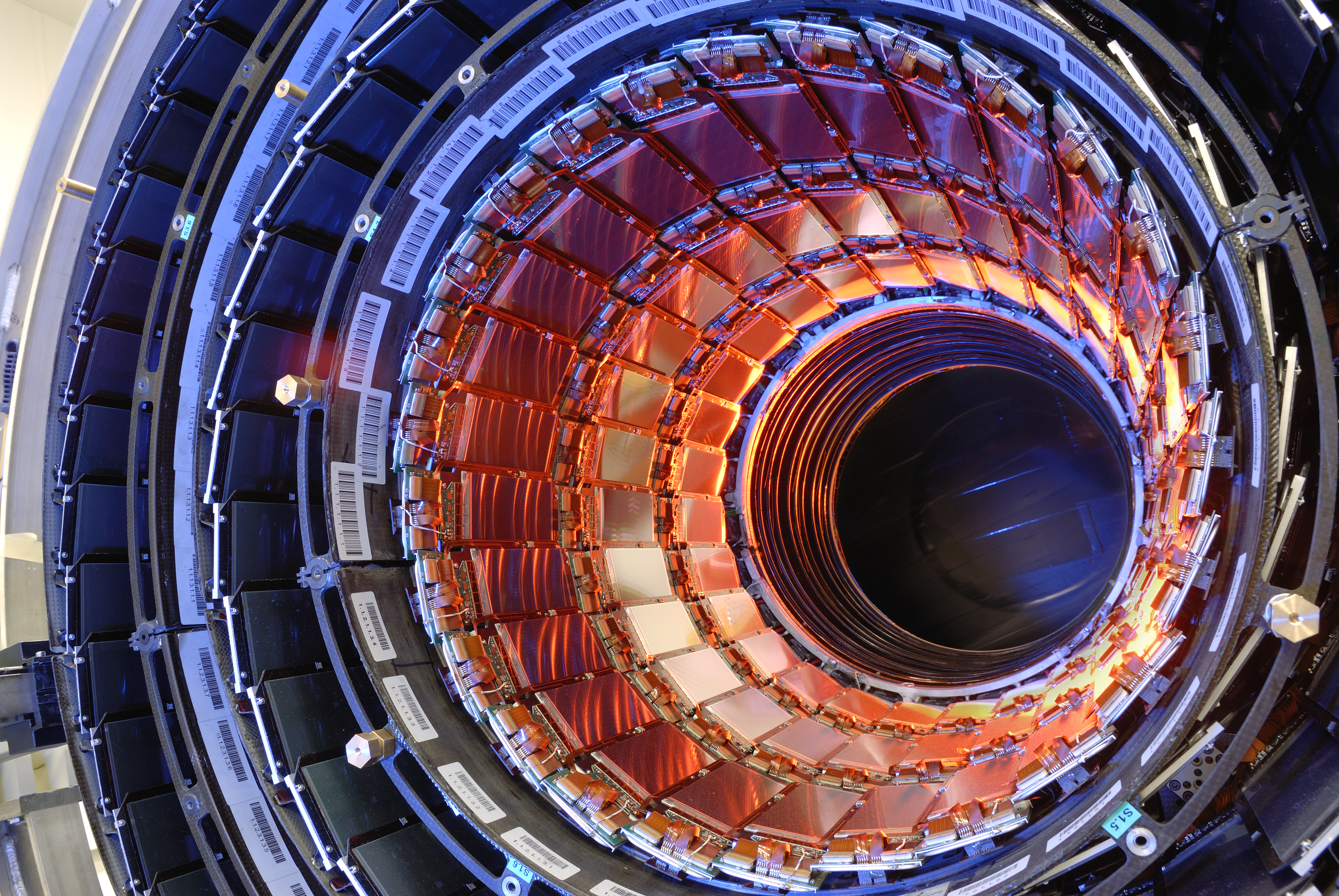 First half of CMS inner tracker barrel © 2006-2016 CERN First half of CMS inner tracker barrel © 2006-2016 CERN