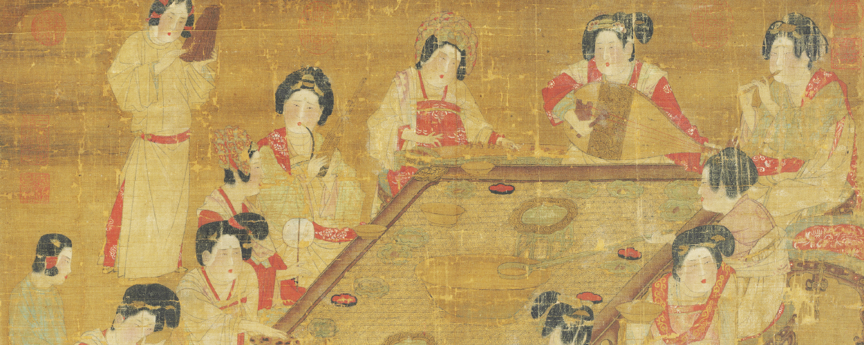 Bild: Hofmalerei der südlichen T'ang-Dynastie aus dem 9. Jht. © Nationales Palastmuseum Taipeh