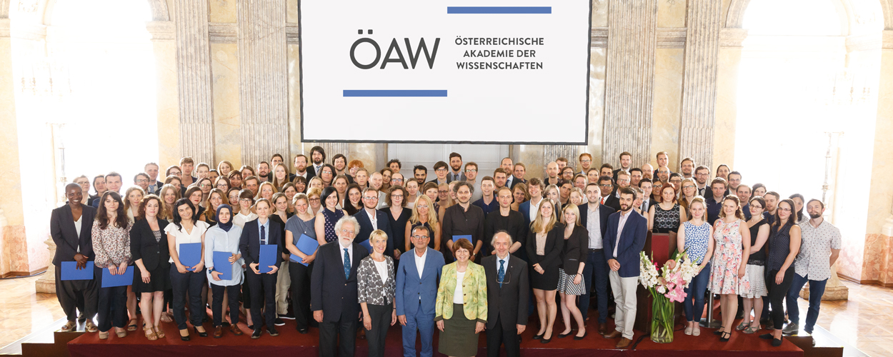 128 Stipendiat/innen wurden im Festsaal der ÖAW ausgezeichnet. © ÖAW/Elia Zilberberg