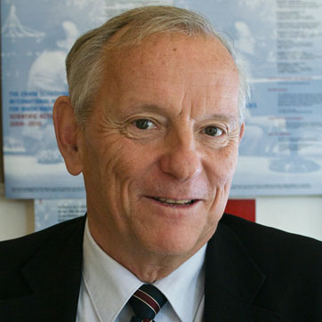 [Translate to English:] Helmut Rauch. Bild: Erwin Schrödinger Institut