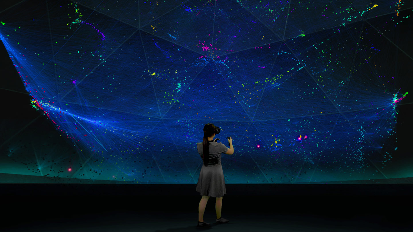 Die Komplexität des Körpers auf Ebene der Zellen als Virtual Reality erleben, das konnten Forscher/innen der ÖAW nun ermöglichen. © ÖAW Die Komplexität des Körpers auf Ebene der Zellen als Virtual Reality erleben, das konnten Forscher/innen der ÖAW nun ermöglichen. © ÖAW