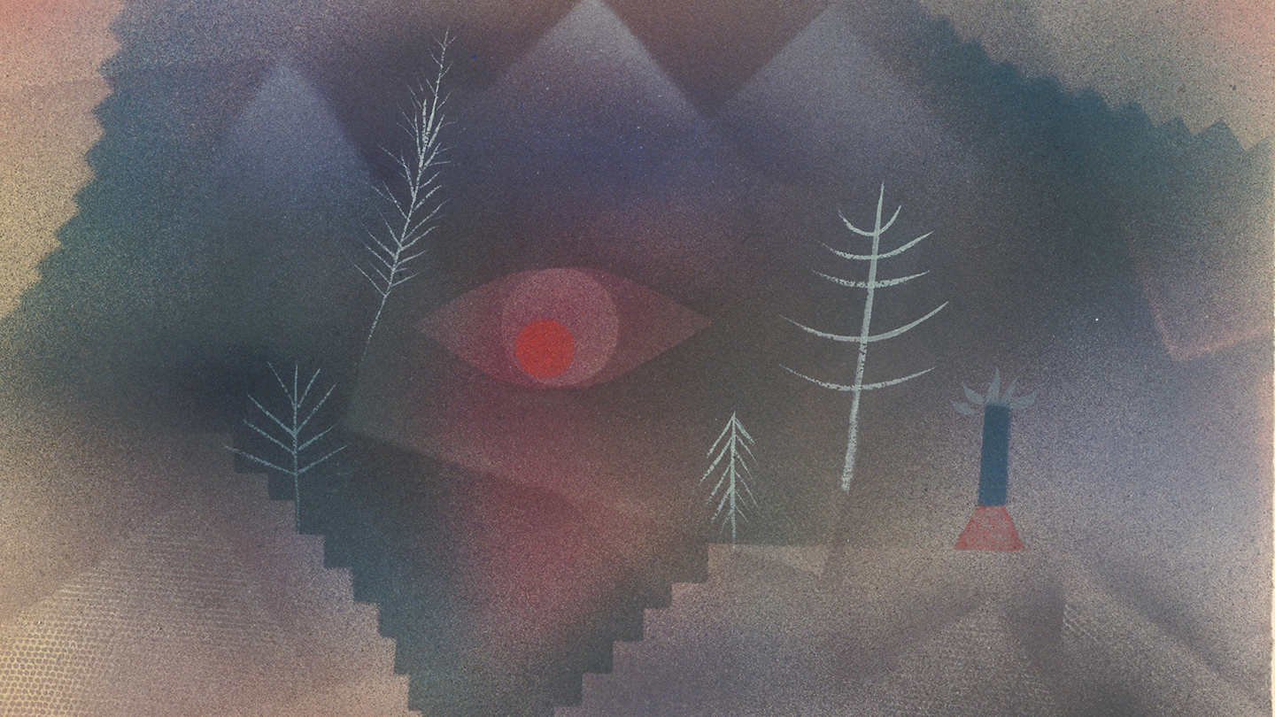 "Blick einer Landschaft" ist ein Werk aus 1926 des avantgardistischen Malers Paul Klee.