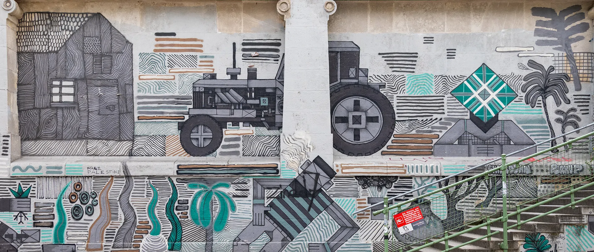 Welche gesellschaftspolitischen Themen bildet die Graffiti-Strecke am Wiener Donaukanal ab? Das untersuchen neue Forschungen, gefördert von der Österreichischen Akademie der Wissenschaften. © ÖAW