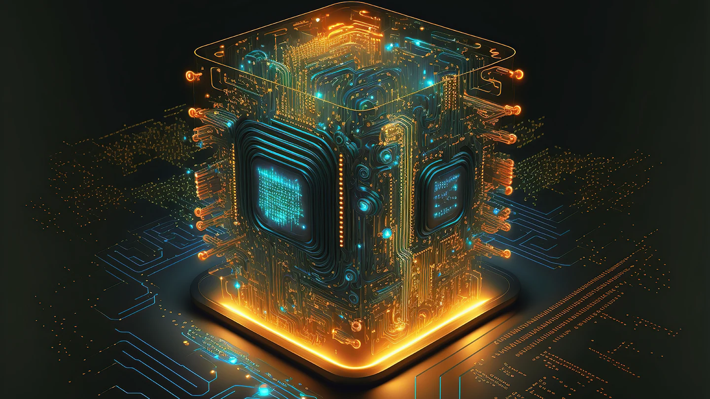 A quantum computer in a built-in cabinet