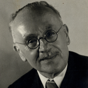 Undatierte Fotografie von Johann Radon © Archiv der ÖAW