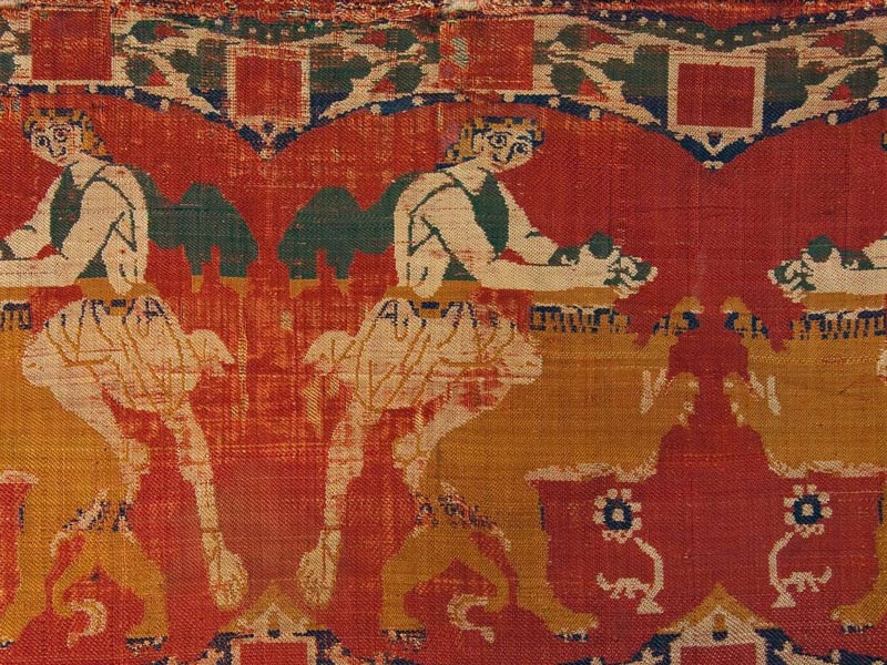 Gewebefragment: Löwenkümpfer. MAK Inventarnummer T 724