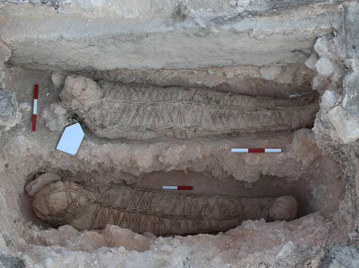 Zwei Mumien aus Deir el-Bachît, I. Eichner © OEAW/DAI