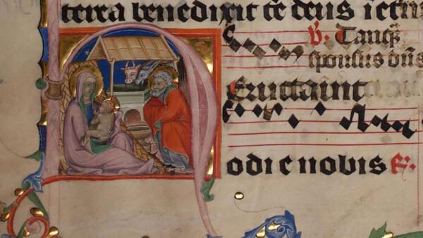 Die Libri ordinarii“ regelten das Kirchenleben im Mittelalter,  etwa zu Hochfesten wie Weihnachten. 