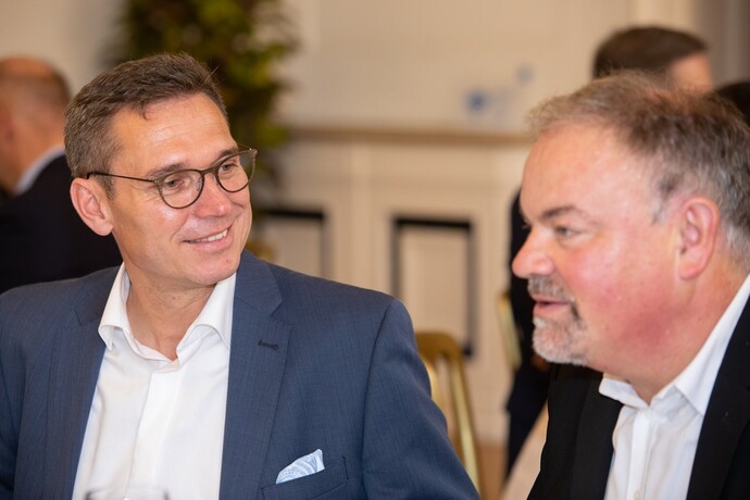 Wolfram Schmidt (Biogen), Jürgen Knoblich (IMBA)