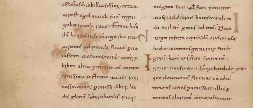 Historia langobardorum, Utrecht University Library, Hs. 734, fol. 5v