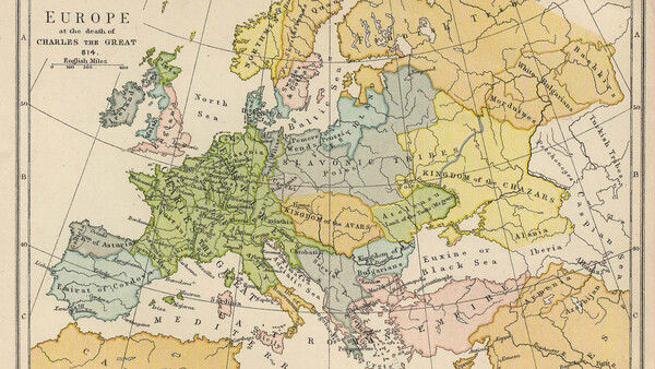 Europa im 9. Jahrhundert © Wikipedia
