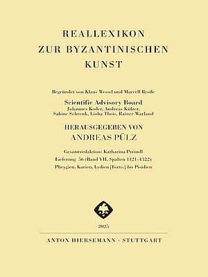 Reallexikon zur byzantinischen Kunst (RbK)