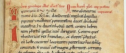 Paris Bnf Ms. Lat. 5941, 12th century, fol 2r.