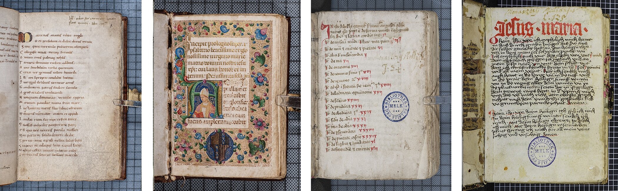 Medieval manuscripts from Melk Abbey (© Abbey Library Melk)