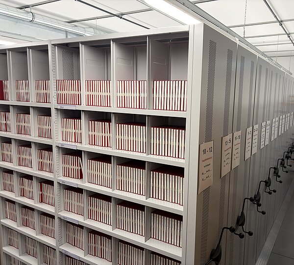 Foto des neuen Archivraums
