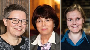 Barbara Haberl, Brigitte Mazohl und Katharina Rebay-Salisbury bei der LNF im Interview