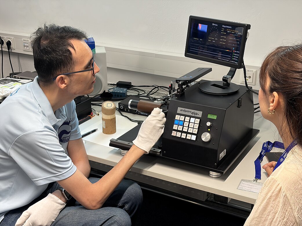 Training an der Endpoint Zylindermaschine