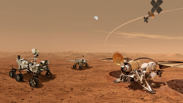 Der Mars steht derzeit im Fokus mehrerer Weltraummissionen, unter anderem der NASA. © NASA