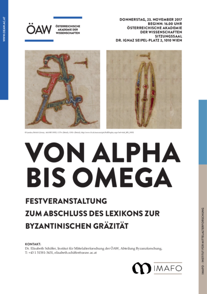 Plakat von Alpha bis Omega