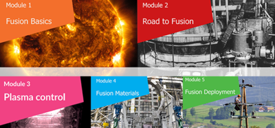 FuseNet teaching modules on nuclear fusion