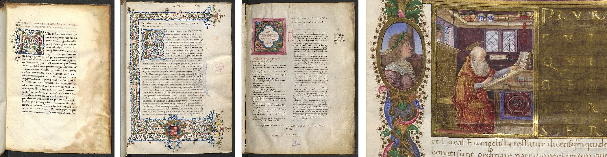 Manuscripts from the former Bibliotheca Corvina (© Austrian National Library Vienna)