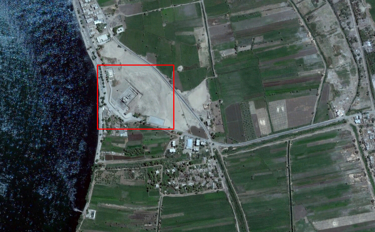 Satellite image of Kom Ombo 2017 (photo: google earth satellite image)