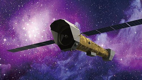 Sketch of Anthena in orbit.