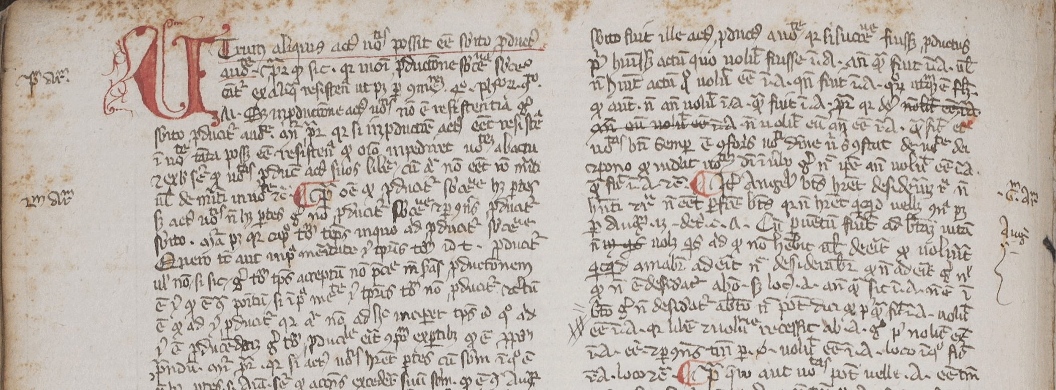 Wien, Dominikanerkonvent, Cod. 138 (108), fol. 91v, Detail (© Dominican Library Vienna)