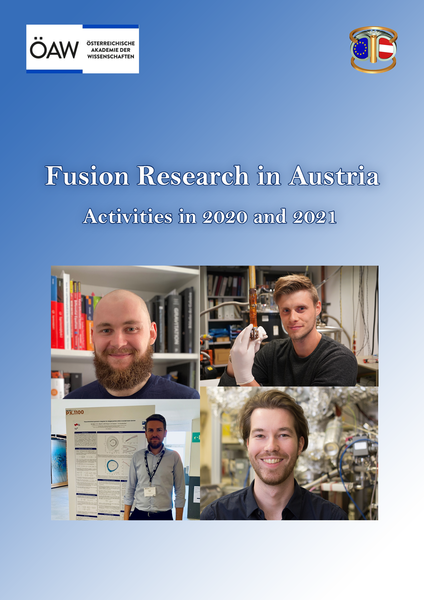 Titelblatt der Broschüre „Fusion Research in Austria 2020-2021"