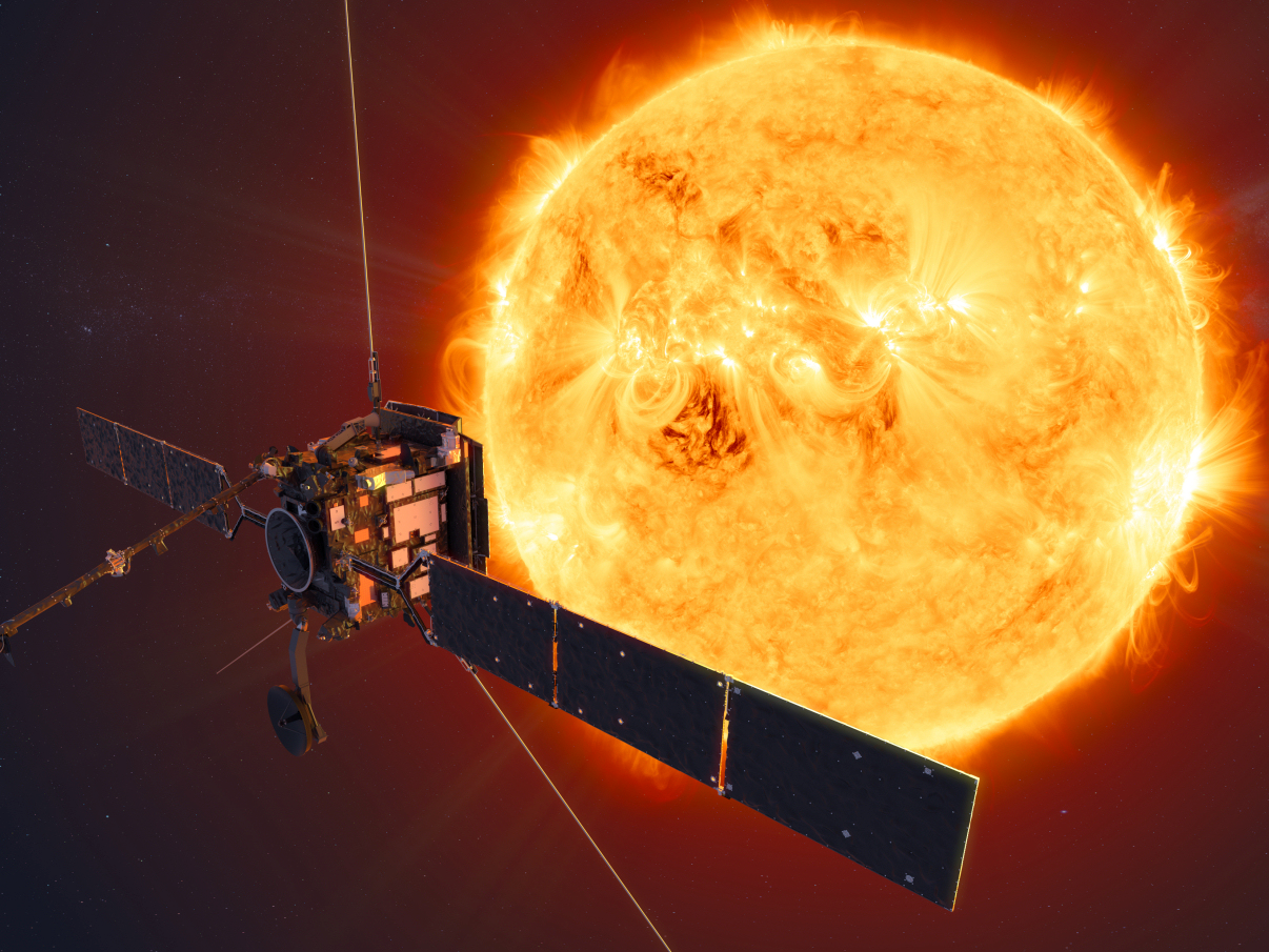 Künstlerische Darstellung der Raumsonde © ESA/ATG medialab Künstlerische Darstellung der Raumsonde © ESA/ATG medialab