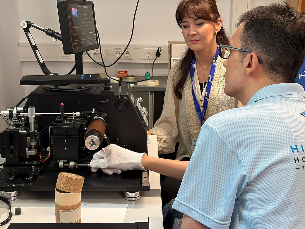 Training an der Endpoint Zylindermaschine