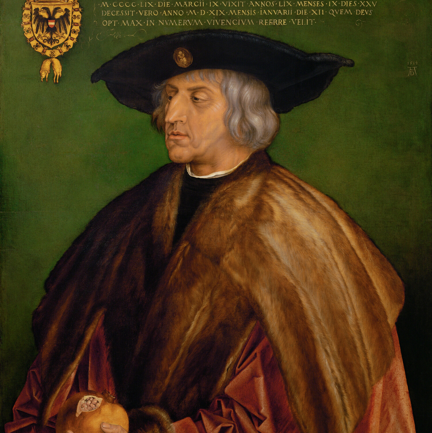 Maximilian I., Porträt Albrecht Dürers © Wikimedia/Public Domain
