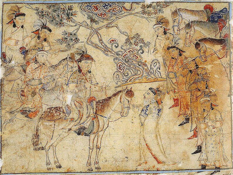 Aus der Weltgeschichte des Rashīd al-Dīn @ Wikimedia/Public domain, Staatsbibliothek Berlin Aus der Weltgeschichte des Rashīd al-Dīn @ Wikimedia/Public domain, Staatsbibliothek Berlin