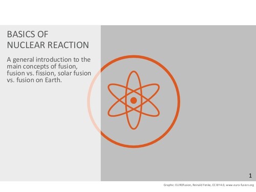 Folien zu "Einführung in die Kernfusion"