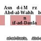 Asnād-i Mīrzā ʿAbd-al-Wahhāb Ḫān Āṣif-ad-Daula